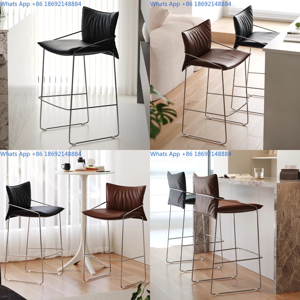 Home Bar Seating - เก้าอี้บาร์ทรงสูงสไตล์วินเทจสำหรับบ้าน เก้าอี้สูงสไตล์เรโทรสุดหรูสำหรับร้านผับ เหมาะสำหรับเคาน์เตอร์ครัว