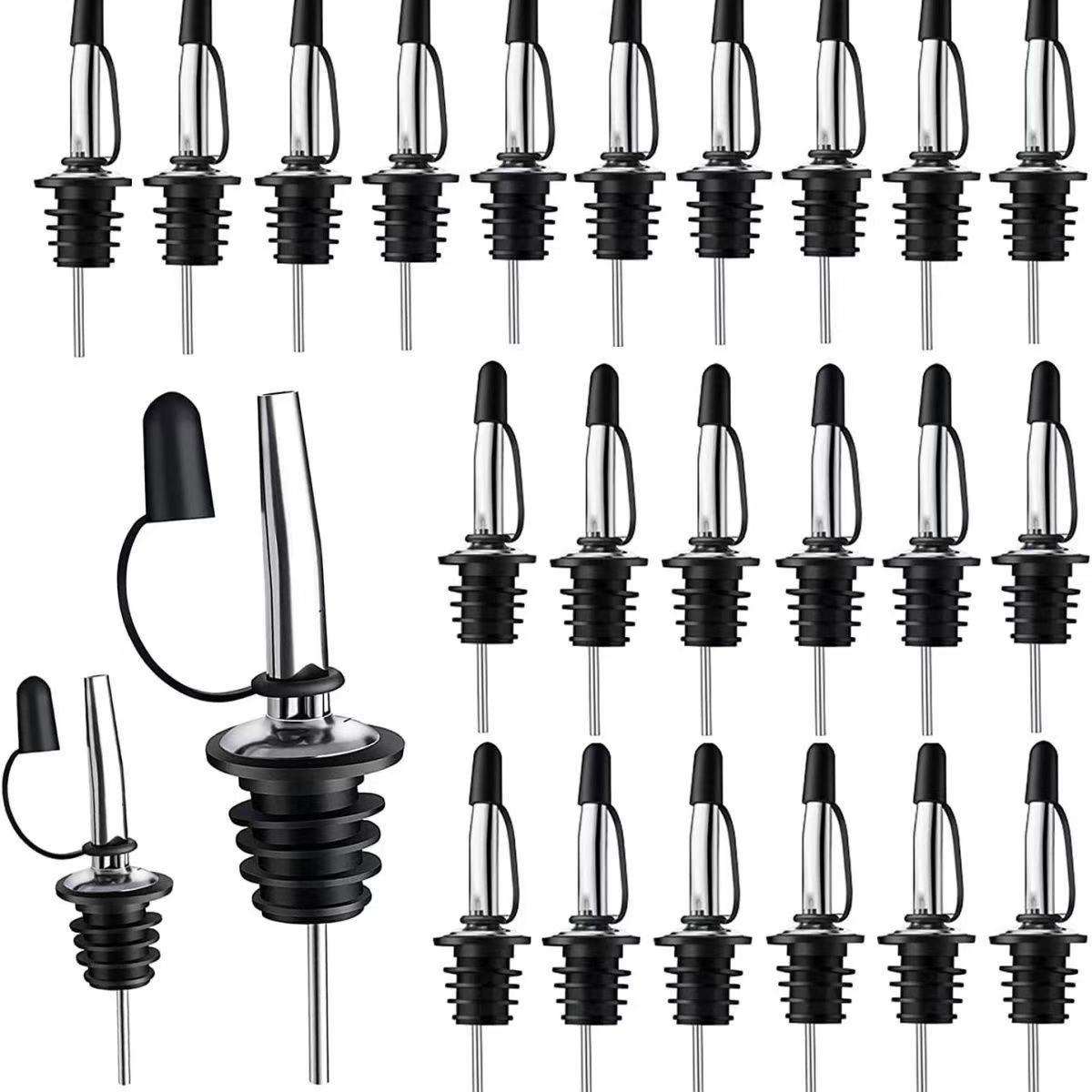 Speed Pourer Cap - เหล้าเทพวยสําหรับขวด, เครื่องรินขวดเหล้าสําหรับแอลกอฮอล์, น้ํามันมะกอก, เครื่องรินสุราพร้อมฝาปิดกันฝุ่น, เครื่องรินความเร็ว