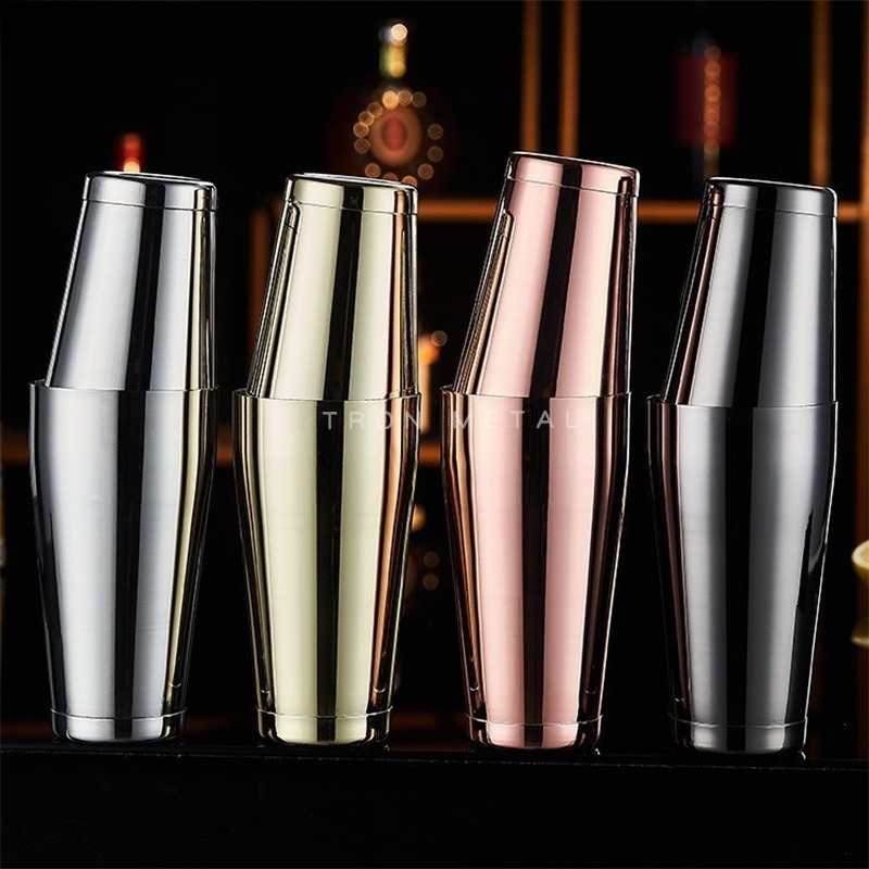 Boston Shaker Set - ชุดบาร์เทนเดอร์สแตนเลส 304 บอสตันเชคเกอร์ ชุดเชคเกอร์ค็อกเทล ชุดเชคเกอร์สำหรับบาร์เทนเดอร์