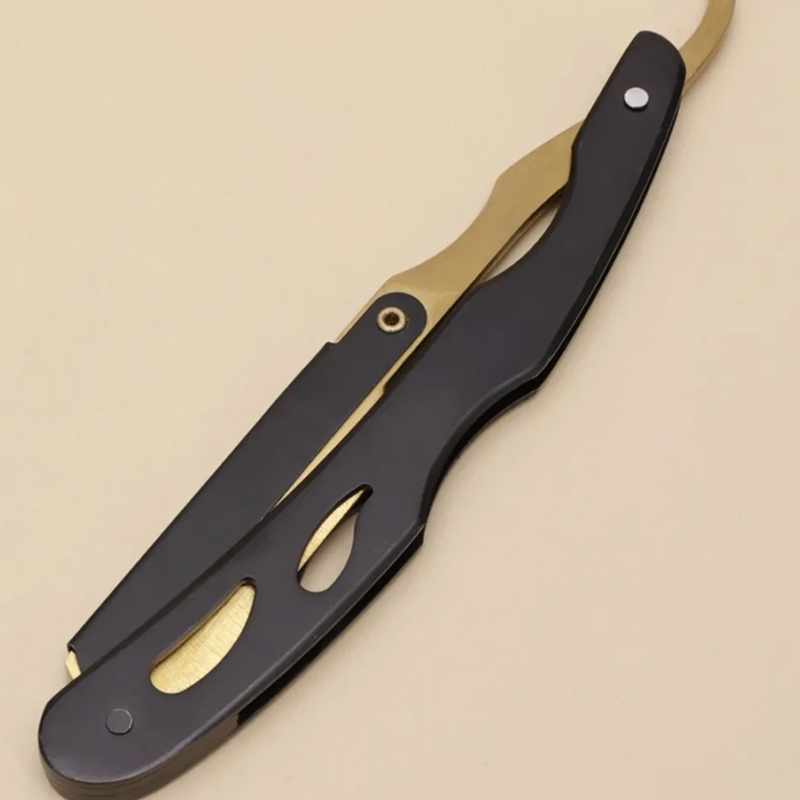 Home Barbershop - ผู้ชายมีดโกนหนวดเครื่องโกนหนวดด้วยตนเองเครื่องโกนหนวดสแตนเลส Rack Professional Straight Edge มีดโกนตัดผมเครื่องตัดเครา