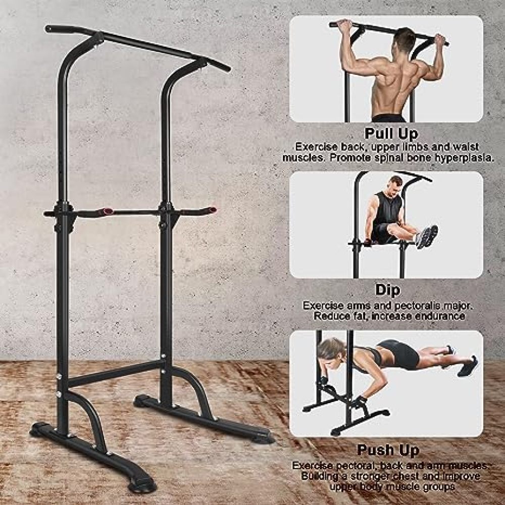 Home Bar And Gym - แท่นดึงข้อและดิปสเตชั่น Ye Power Tower สำหรับการฝึกความแข็งแรง เหมาะสำหรับฟิตเนสที่บ้าน