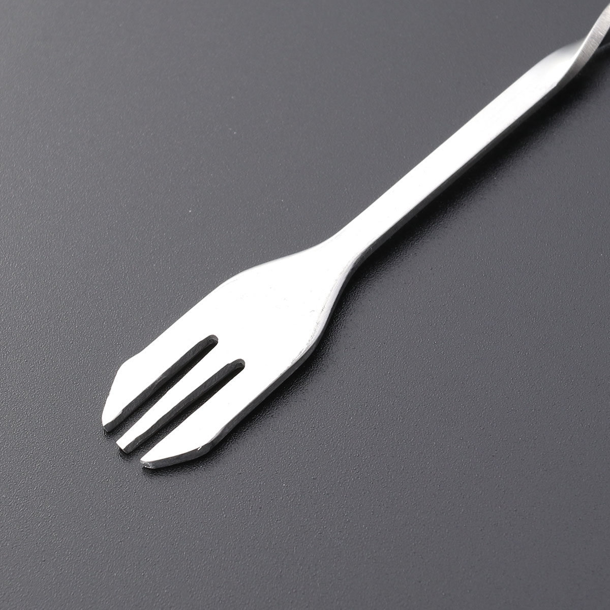 Bar Spoon Twisted - ช้อนสแตนเลส 304 สำหรับค็อกเทล แบบบิดเกลียว พร้อมส้อมผสม ไม้คนชาแบบยาวสำหรับบาร์เทนเดอร์