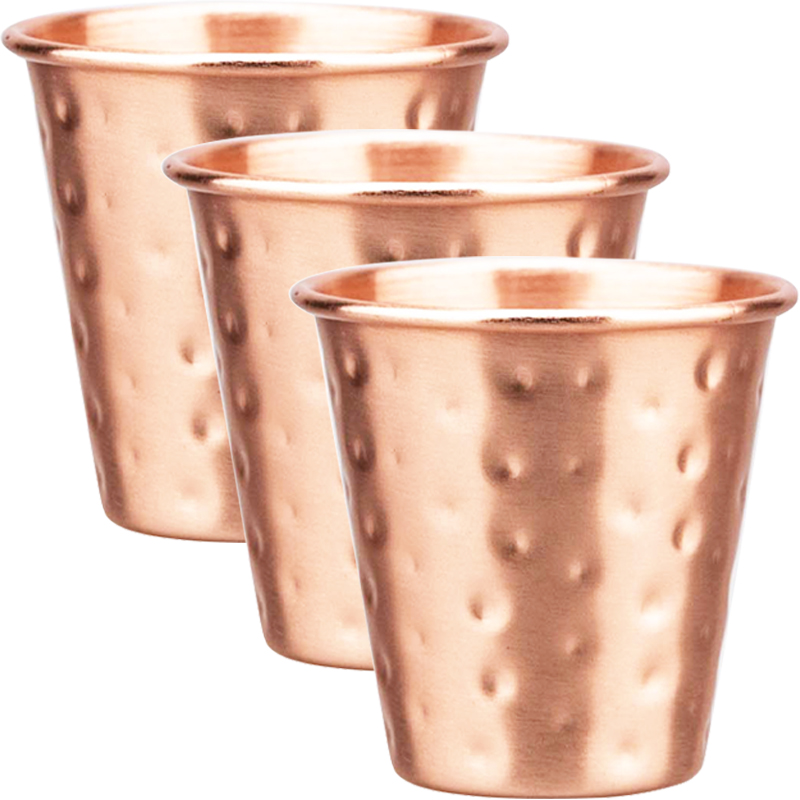 Mule Copper Mug - แก้วทองแดงแท้ 100% ขนาด 60 มล. แบบมินิ