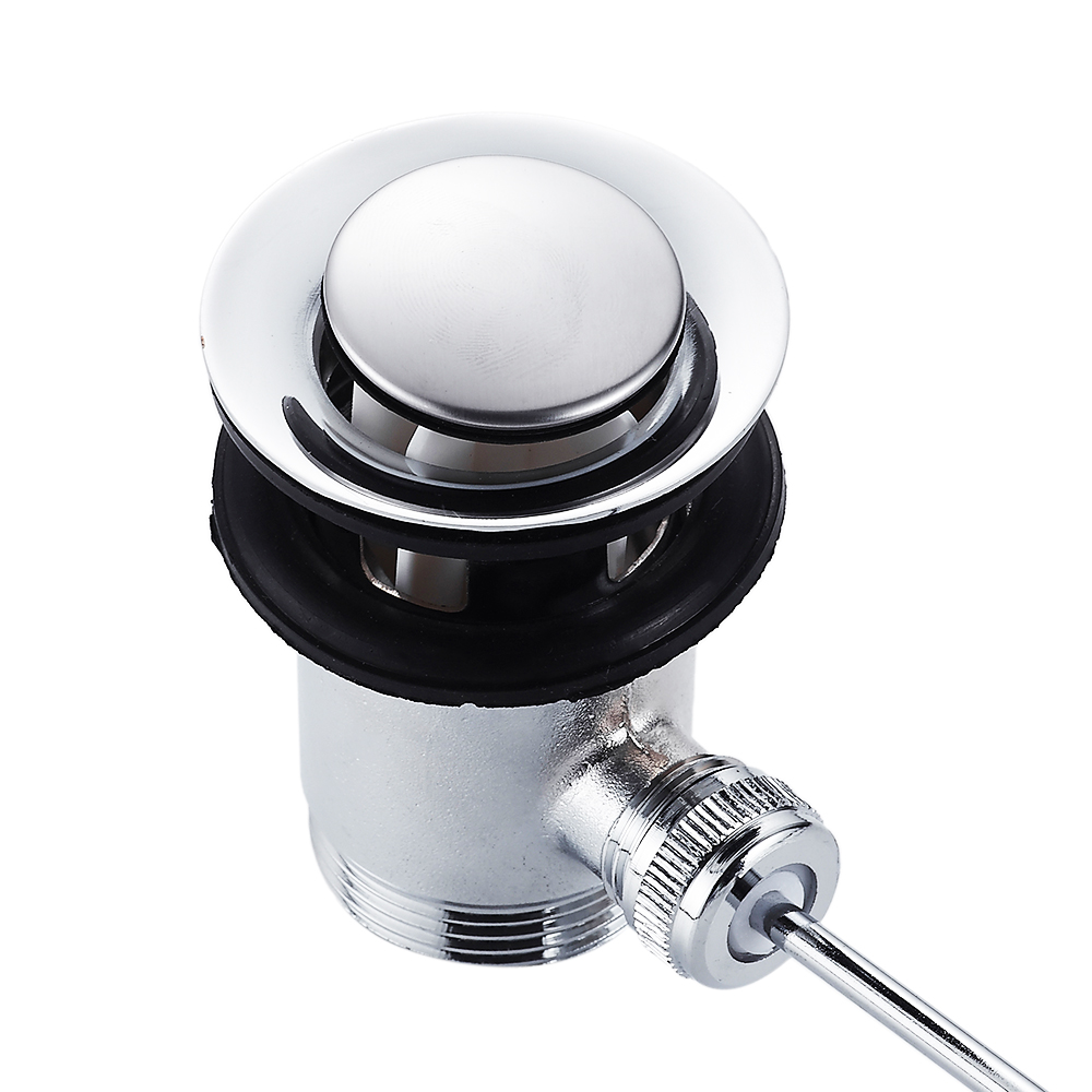 Home Bar Sink - ก้านระบายน้ำแบบโผล่ขึ้นมาจุกซิงค์ห้องน้ำอุปกรณ์เสริมก๊อกน้ำอ่างล่างหน้าท่ออ่างล้างหน้าแบบกดก้านโยกแบบป็อปอัพ