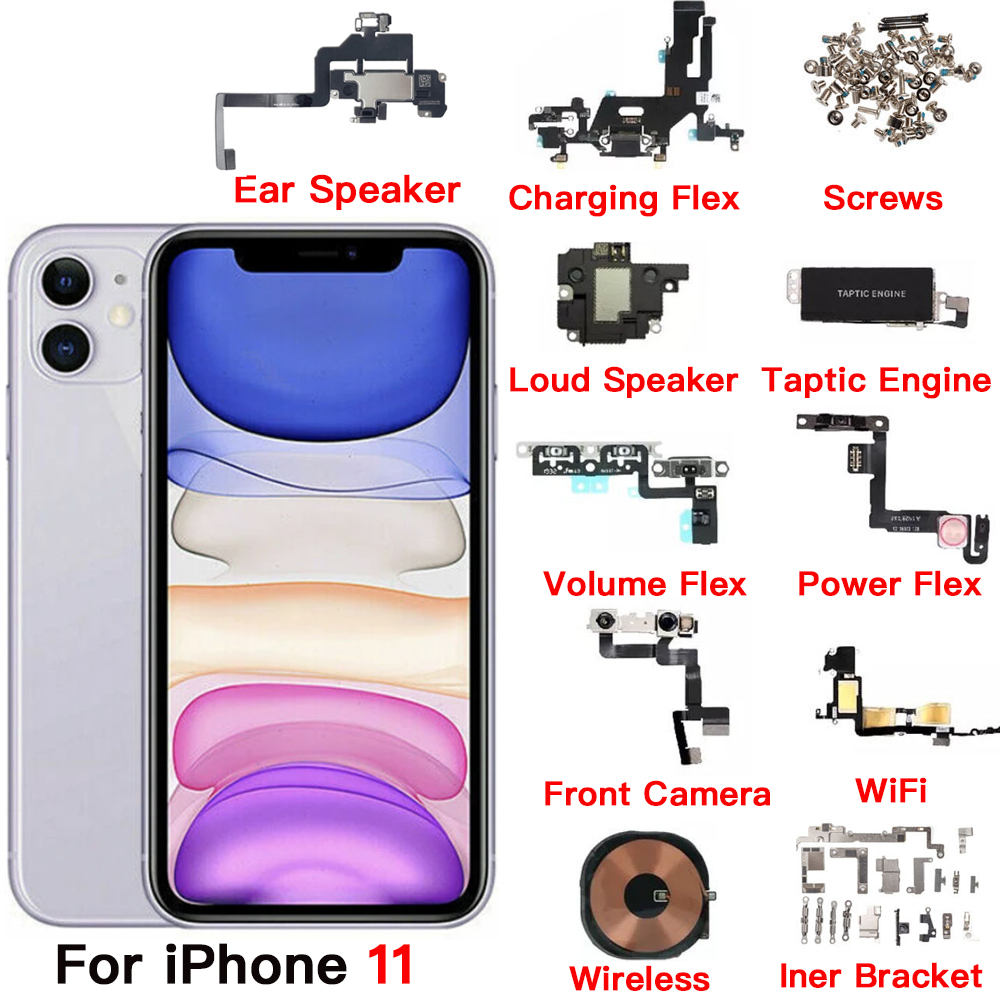 Home Bar Iphone - อุปกรณ์เสริมภายในสําหรับ iPhone 11 กล้องด้านหน้าหูลําโพง Power Volume