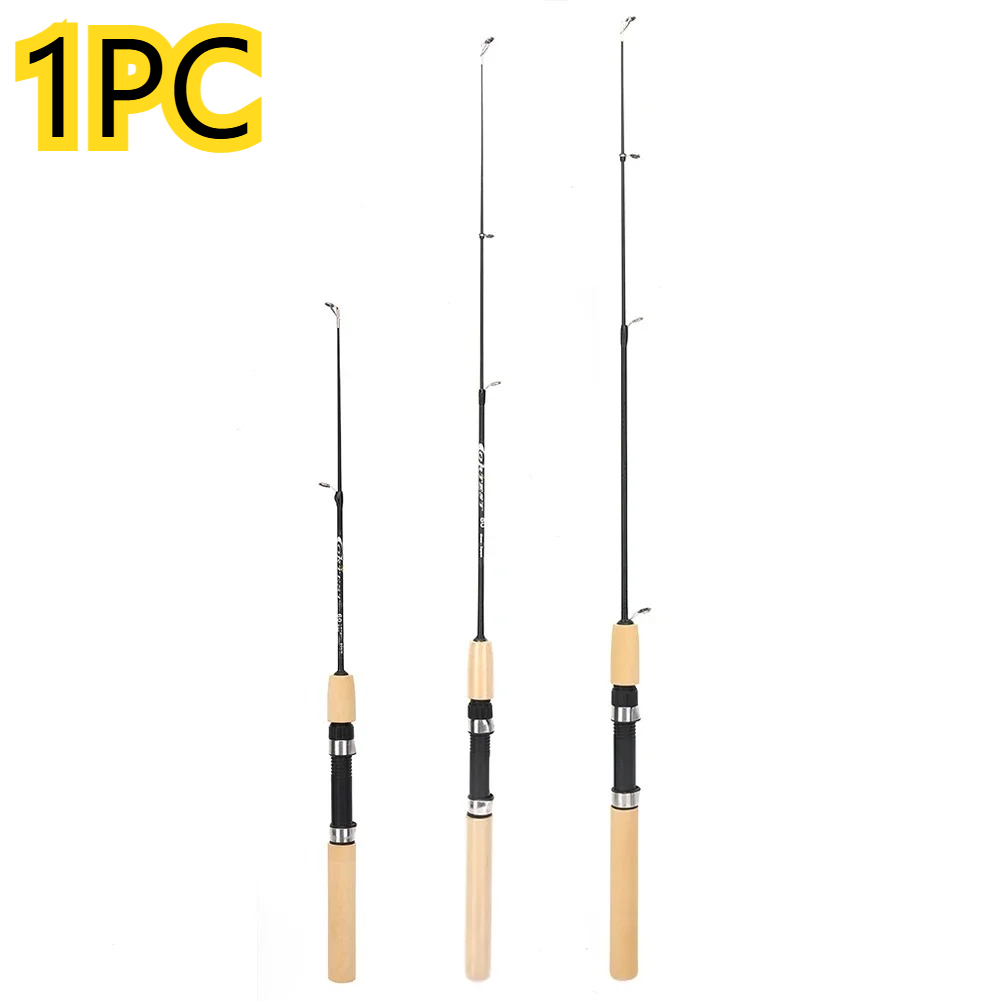 Ice Pick Pick - คันเบ็ดตกปลาน้ำแข็งแบบพกพา ขนาด 60/80/100 ซม. ทำจากคาร์บอน น้ำหนักเบา