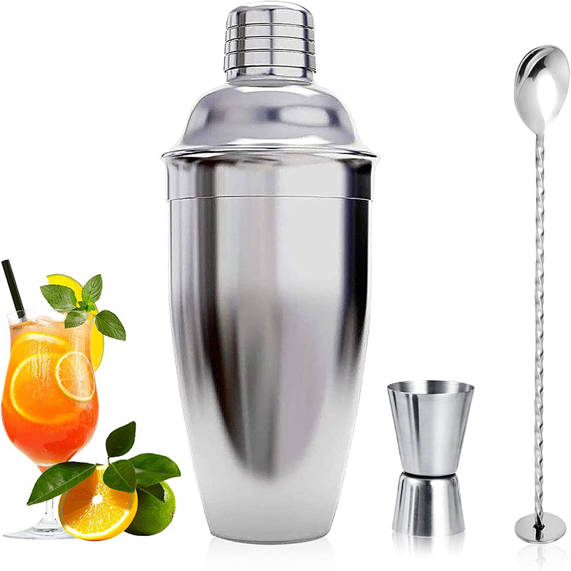 Boston Shaker Set - 750 มล. ชุดเชคเกอร์ค็อกเทลสแตนเลสเครื่องทำค็อกเทลค็อกเทลเชคเกอร์ผสมไวน์มาร์ตินี่บอสตันเชคเกอร์สำหรับบาร์เทนเดอร์บาร์เครื่องมือ