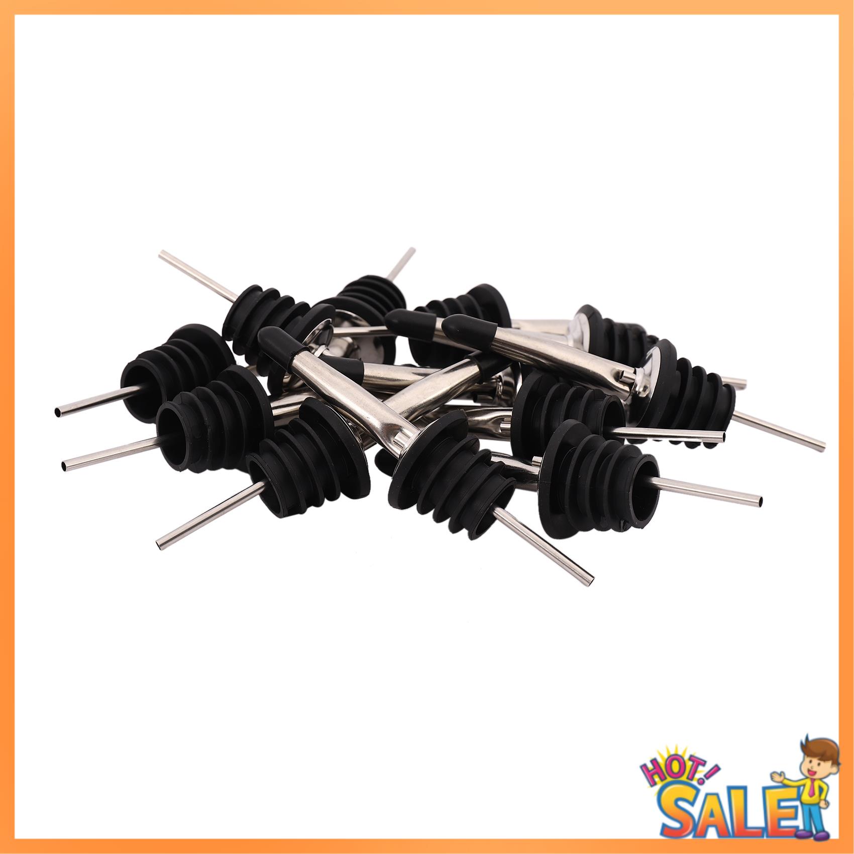 Speed Pourer Cap - AB68 12 ชิ้นสแตนเลสสตีลขวด Spirit ความเร็ว Pourers