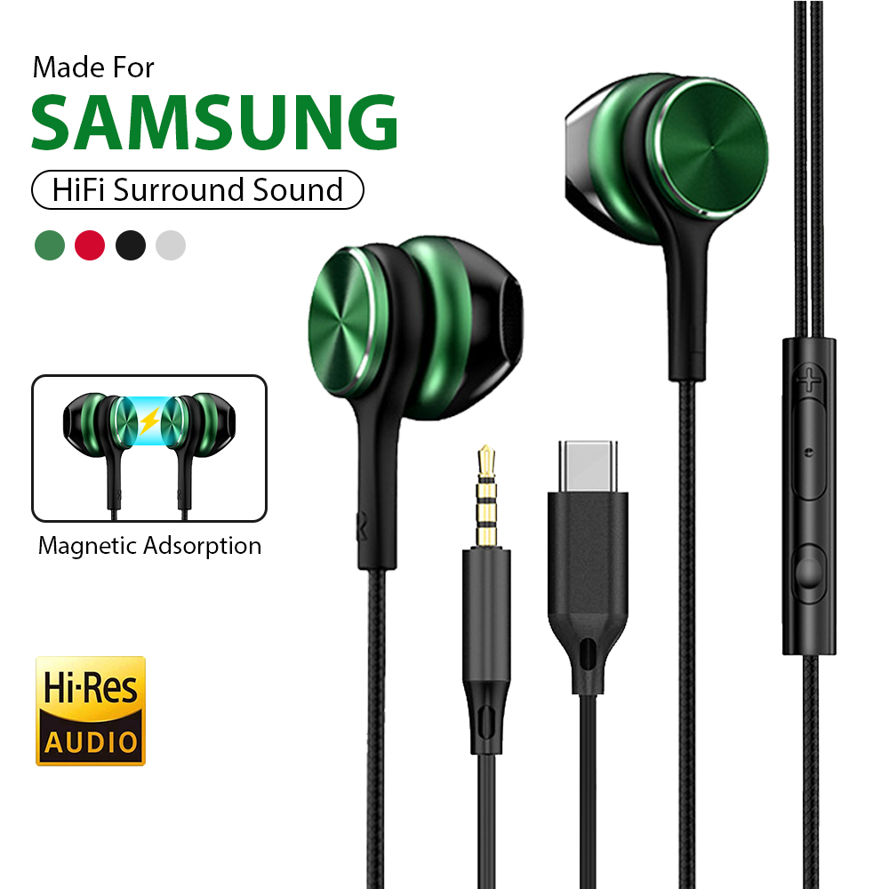 Home Bar Iphone - หูฟังแบบมีสาย Type C คุณภาพเสียง HiFi สเตอริโอ