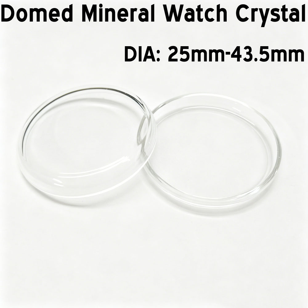 Highball Glass Set - กระจกนาฬิกาทรงโดมสูง รูปทรงฝาปิด ขนาด 35 มม.-43.5 มม.