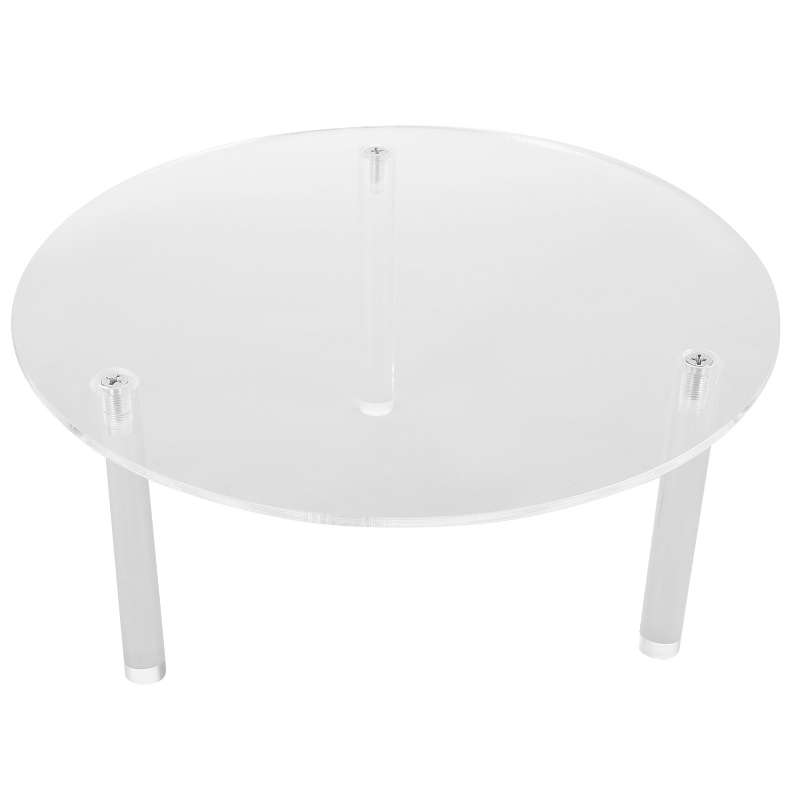 Home Bar Stand - แท่นวางเครื่องจ่ายเครื่องดื่มอะคริลิก ฐานใส ใช้งานได้หลากหลาย สำหรับใส่เหยือกน้ำและโชว์บาร์ในบ้าน