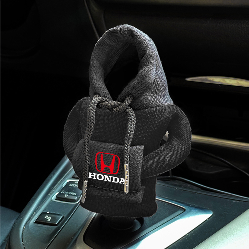 Speed Pourer Cap - ปลอกหุ้มหัวเกียร์รูปเสื้อฮู้ดดี้สำหรับรถยนต์ฮอนด้า ซีวิค ซีอาร์วี เอชอาร์วี แจ๊ส ซิตี้