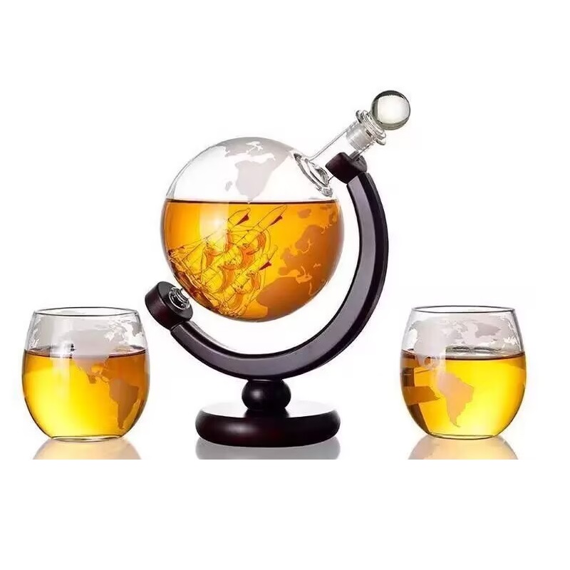 Decanter Globe Set - 1L Creative Globe Decanter ชุดตะกั่ว-ฟรี Carafe