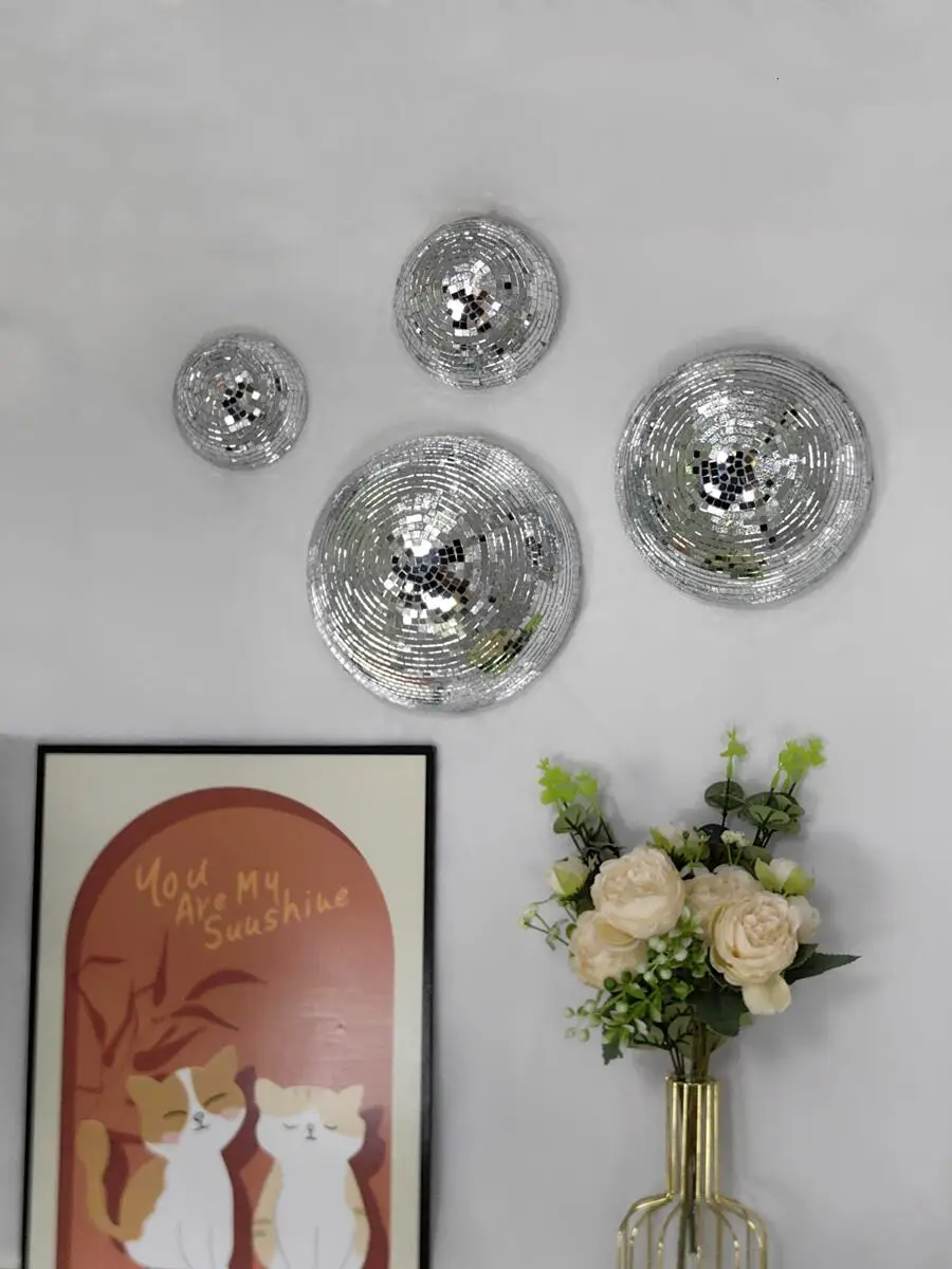 New Wall Disco Ball Mirrored D - Old Fashioned Glass บทวิจารณ์และราคา