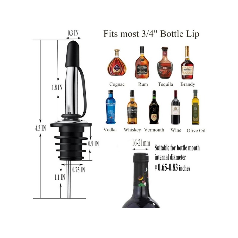 เหล้าเทพวยสําหรับขวด, เครื่องร - Speed Pourer Cap บทวิจารณ์และราคา