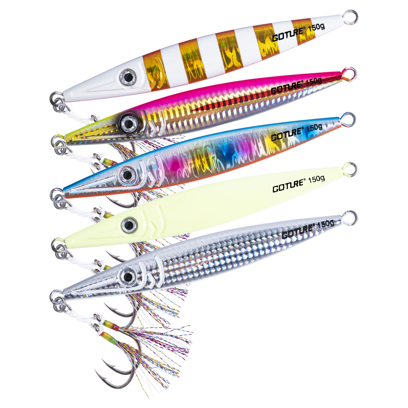 Goture Luminous Fast Sinking J - Jigger Double Sided บทวิจารณ์และราคา