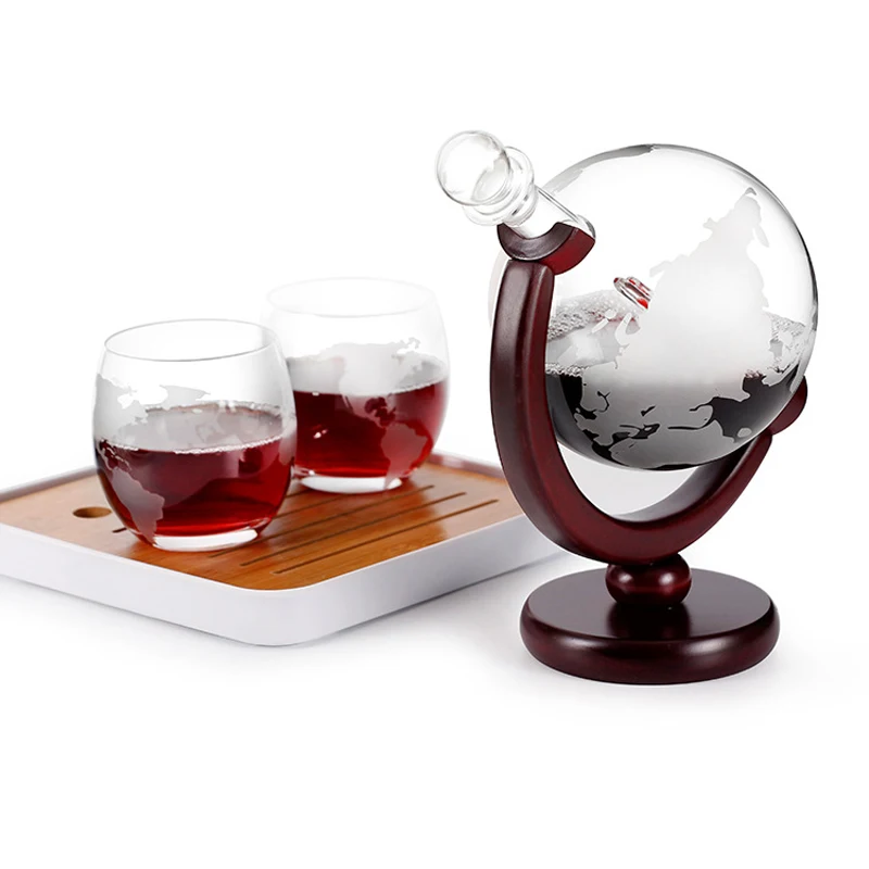 ขวดเหล้าวิสกี้ Globe แก้วไวน์ช - Decanter Globe Set บทวิจารณ์และราคา