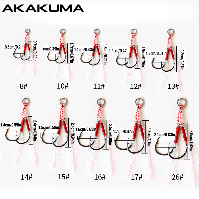 10 ชิ้นตะขอตกปลาตะขอเดี่ยว Ass - Jigger Double Sided บทวิจารณ์และราคา