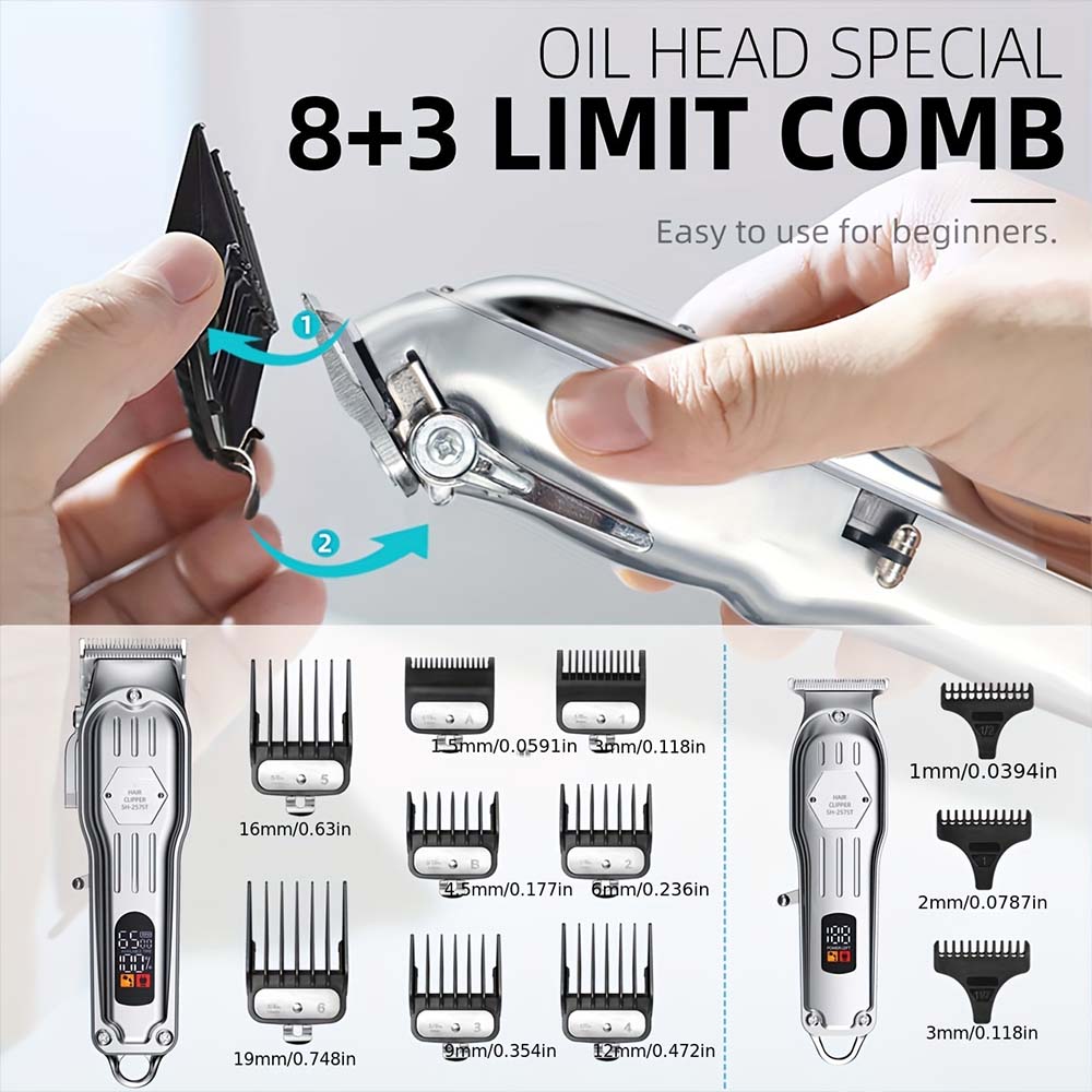 ชุดเครื่องตัดผมและเครื่องเล็มข - Home Barbershop บทวิจารณ์และราคา