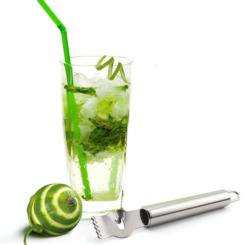 LMETJMA สแตนเลส Lemon Zester เ - Peeler Channel Knife บทวิจารณ์และราคา