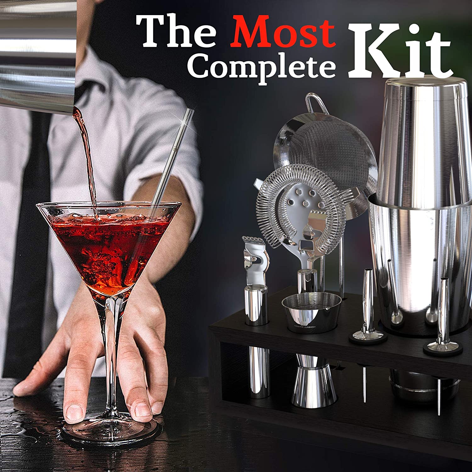 ชุดเครื่องมือบาร์เทนเดอร์สเตนเ - Boston Shaker Set บทวิจารณ์และราคา