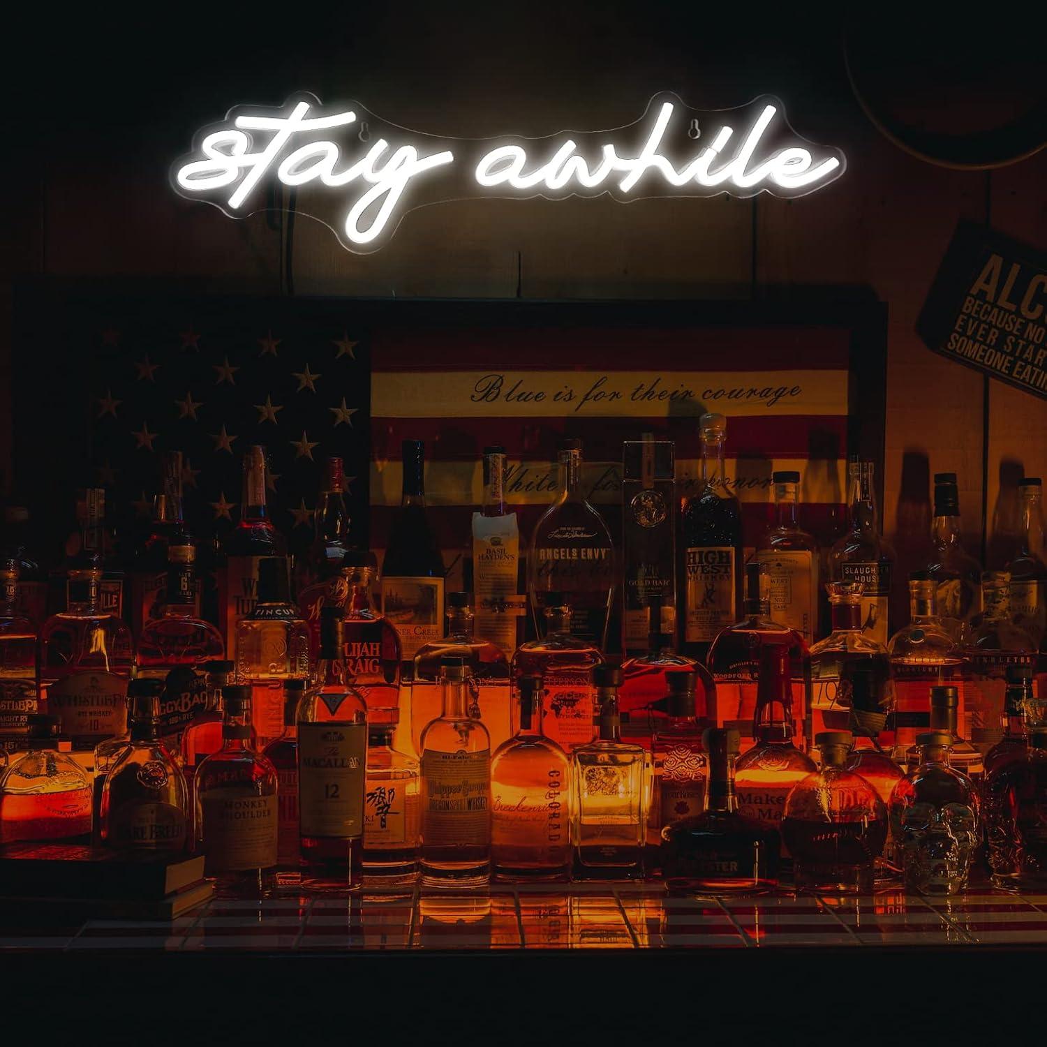 ป้ายไฟนีออนแบบ USB ปรับความสว่ - Home Bar Signs บทวิจารณ์และราคา