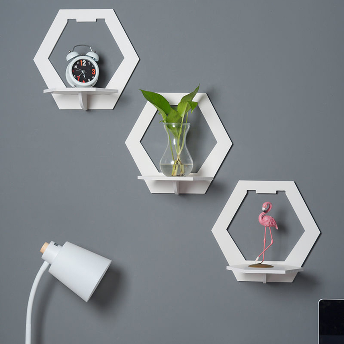 3 ชิ้น Wall Organizer ชั้นวางช - Home Bar Shelf บทวิจารณ์และราคา