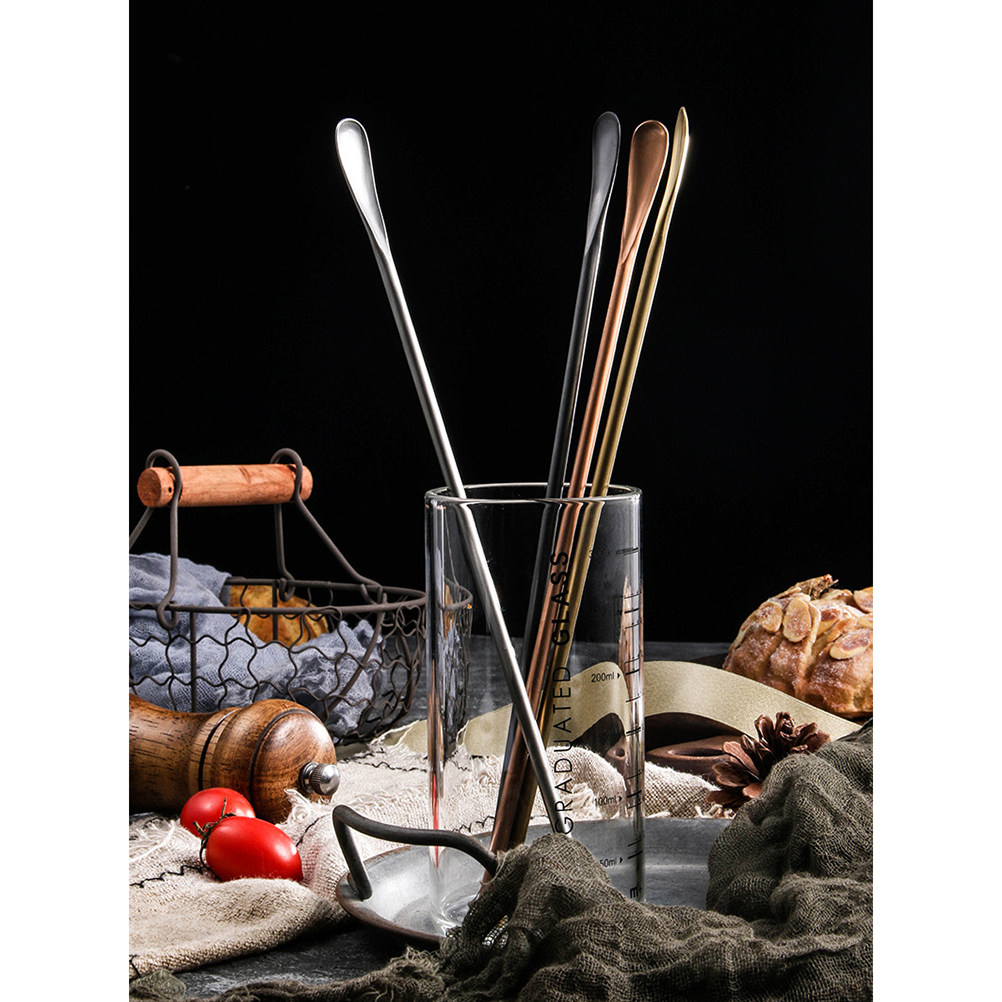 ช้อนค็อกเทลสแตนเลส 2 ชิ้น ด้าม - Bar Spoon Twisted บทวิจารณ์และราคา