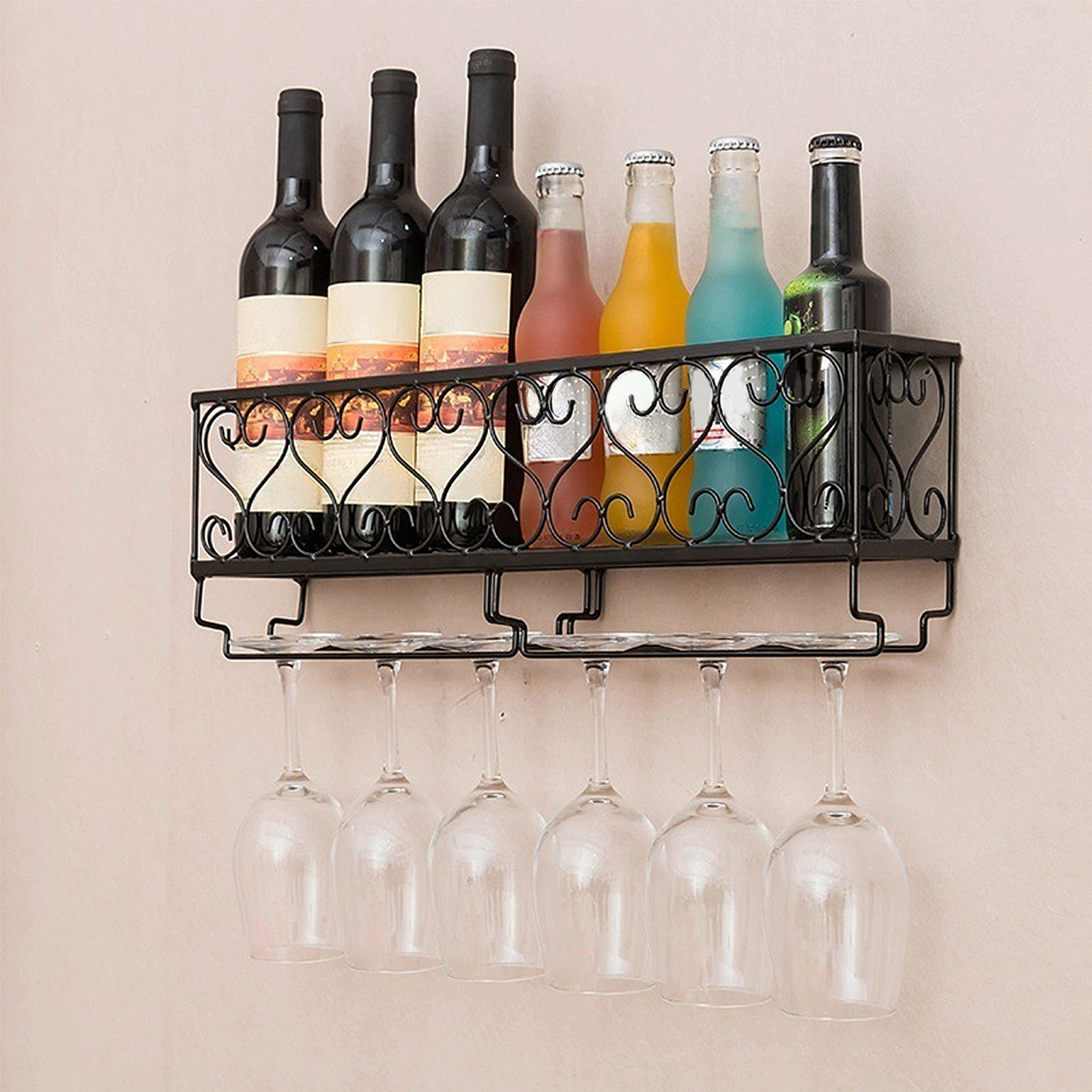 1 ชิ้น ที่แขวนขวดไวน์ติดผนัง โ - Home Bar Setup บทวิจารณ์และราคา