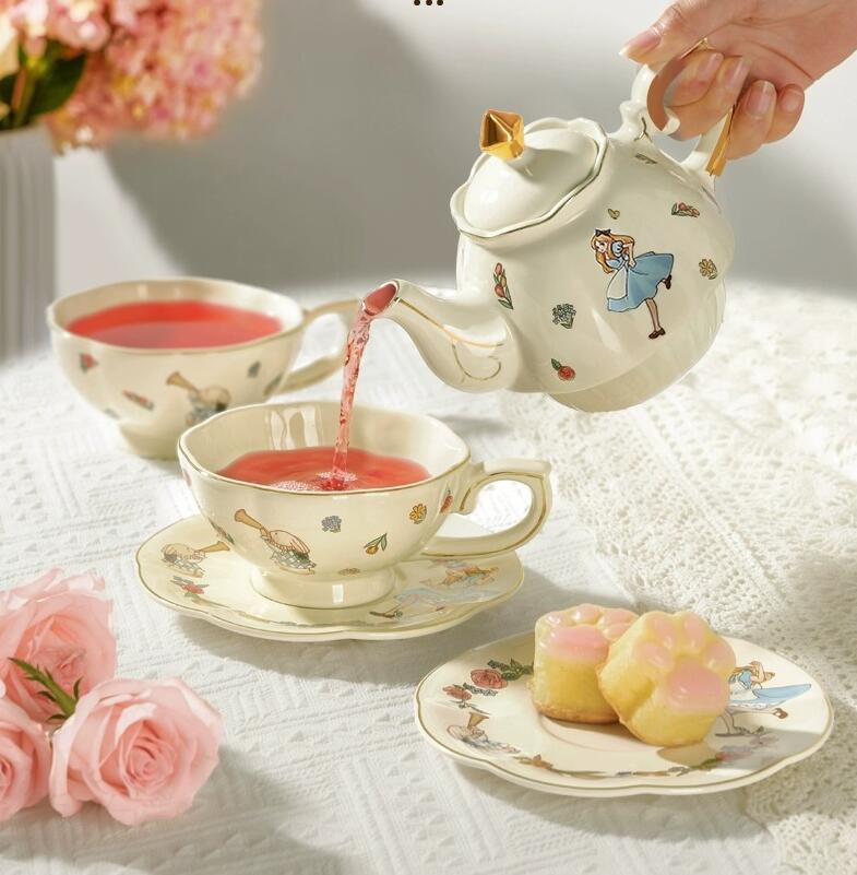 ชุดน้ำชาและกาแฟเซรามิก Alice ล - Old Fashioned Glass บทวิจารณ์และราคา