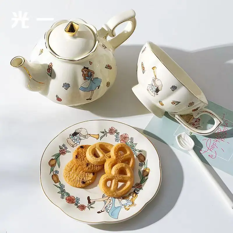 ชุดน้ำชาและกาแฟเซรามิก Alice ล - Old Fashioned Glass บทวิจารณ์และราคา