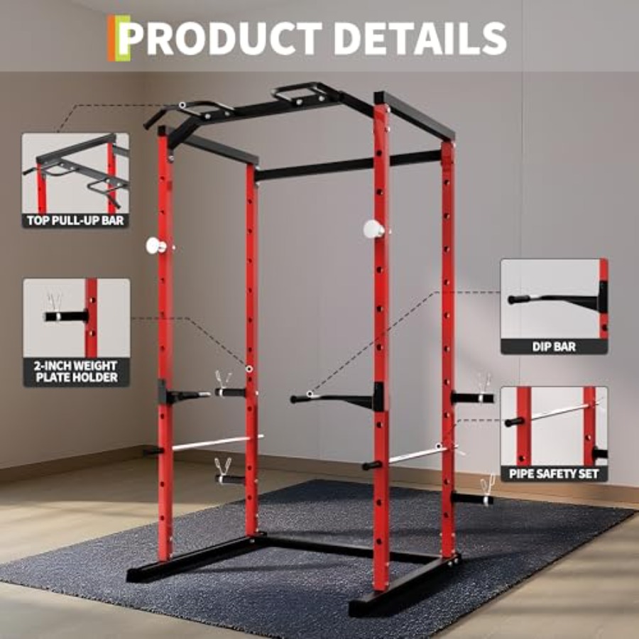 กรงยกน้ำหนักแบบ Heavy-Duty พร้ - Home Bar And Gym บทวิจารณ์และราคา