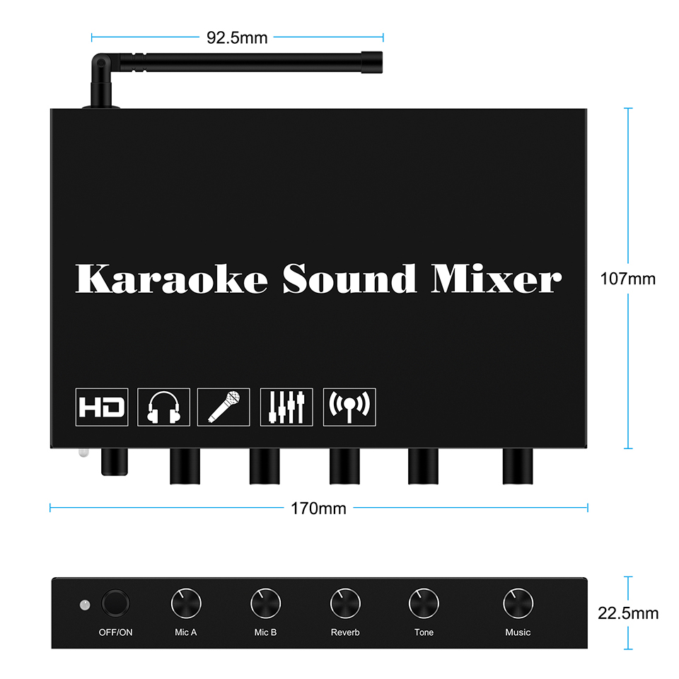 HDMI เครื่องเล่นคาราโอเกะมิกเซ - Home Bar And Theater บทวิจารณ์และราคา