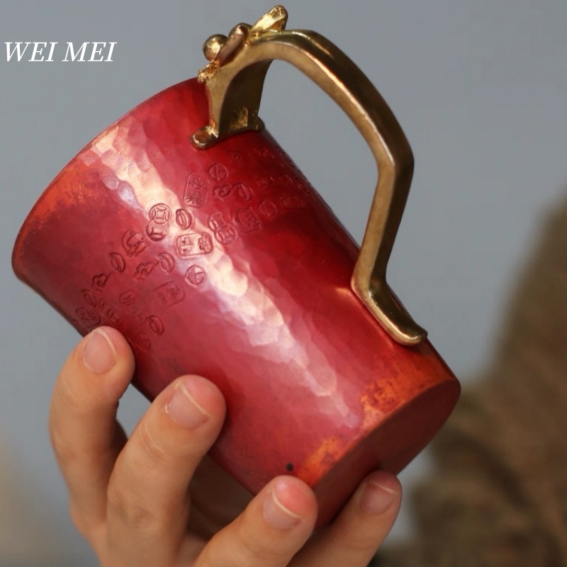แก้วกาแฟทองแดงวินเทจทำมือ ทนคว - Mule Copper Mug บทวิจารณ์และราคา