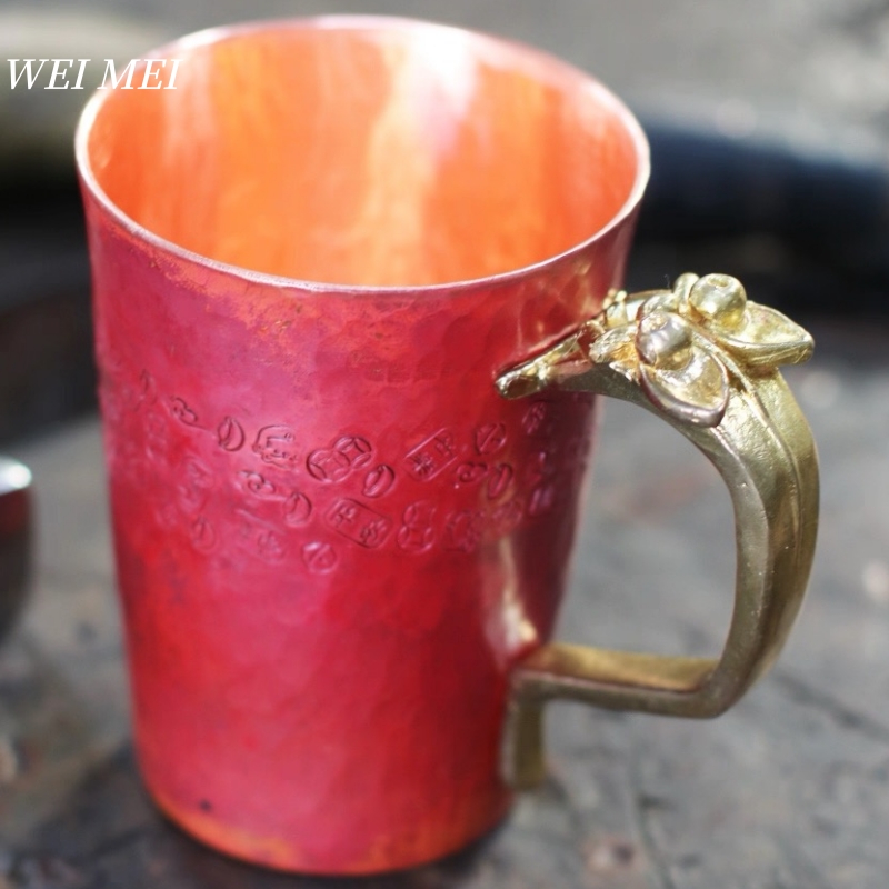 แก้วกาแฟทองแดงวินเทจทำมือ ทนคว - Mule Copper Mug บทวิจารณ์และราคา