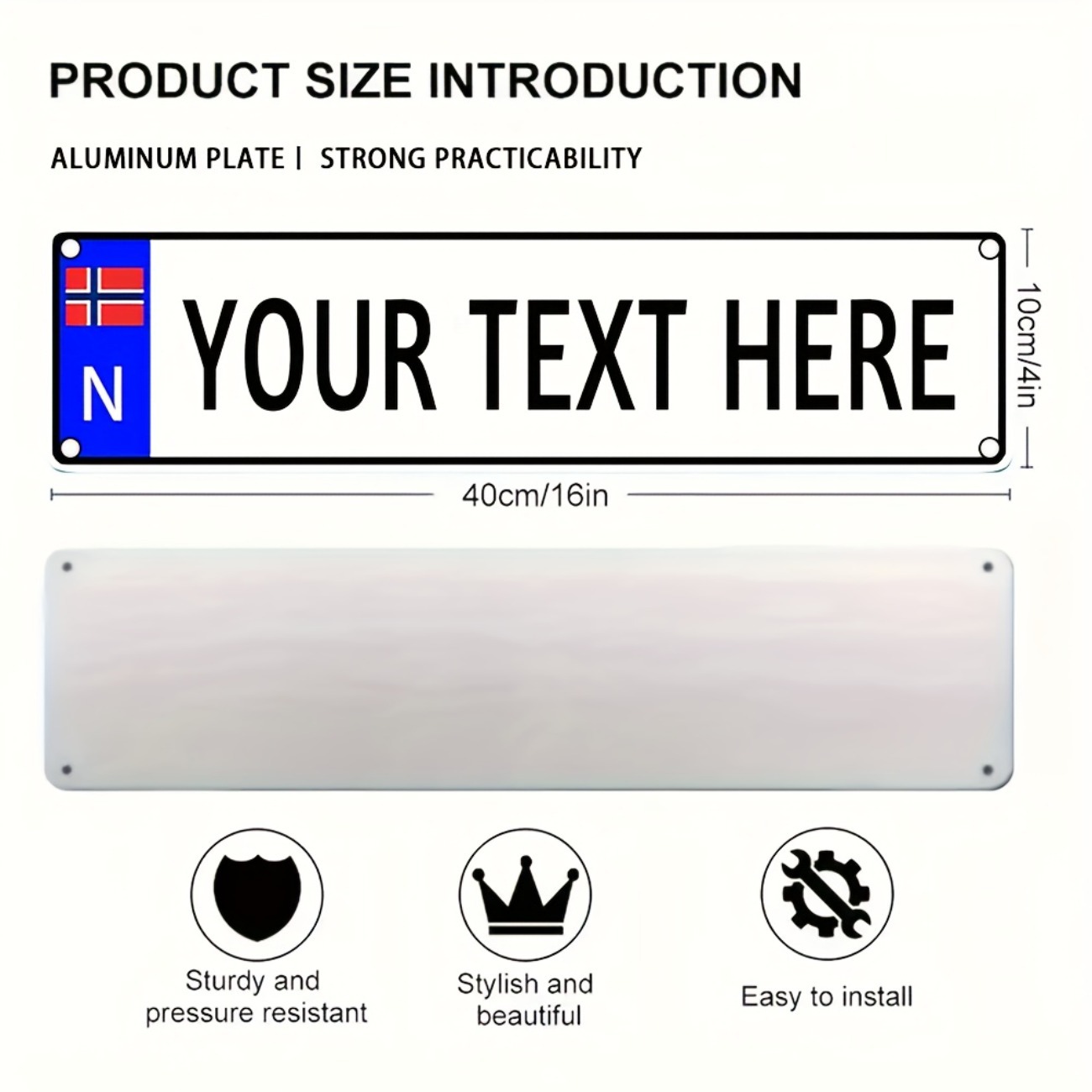 ป้ายโลหะวินเทจสไตล์นอร์เวย์แบบ - Home Bar Signs บทวิจารณ์และราคา
