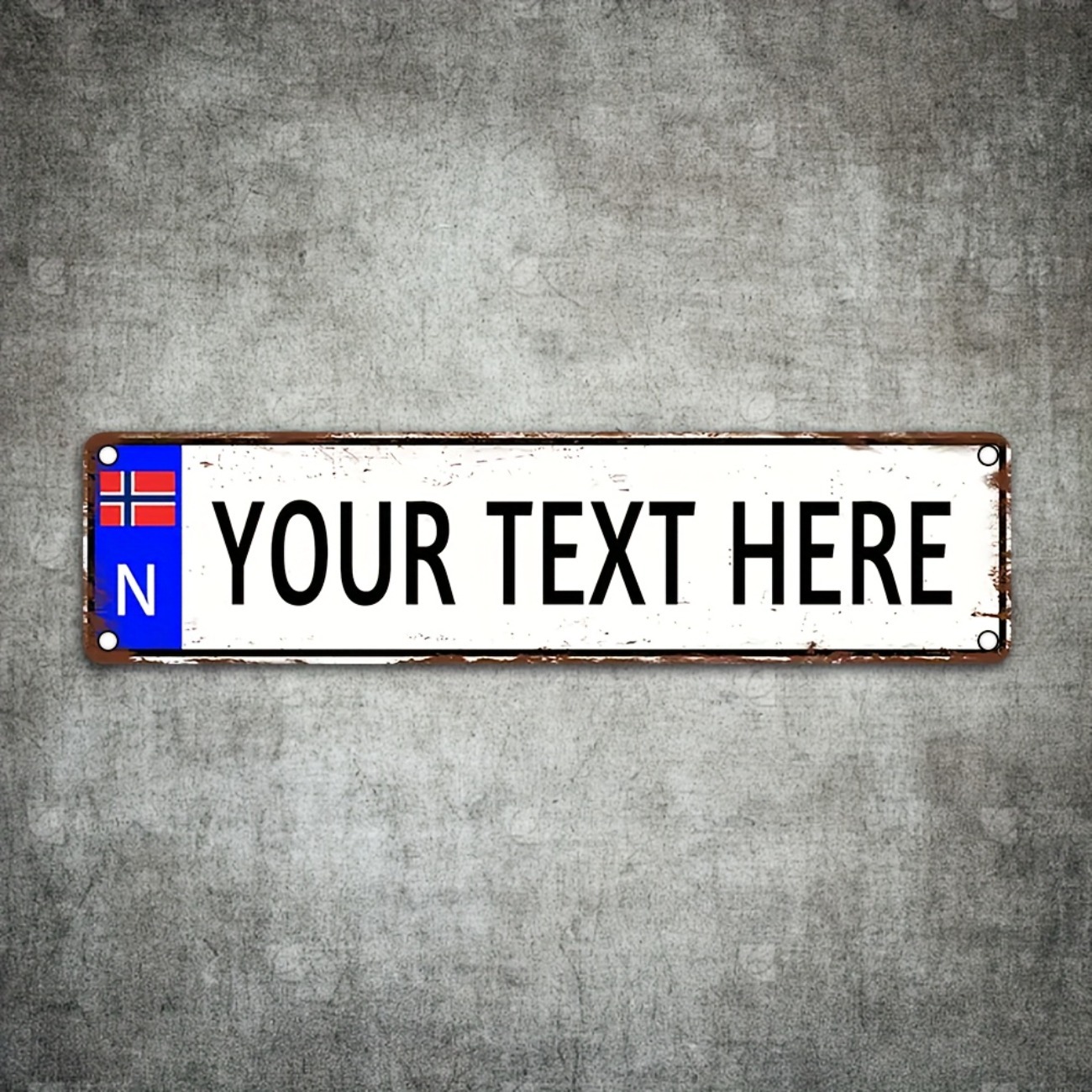 ป้ายโลหะวินเทจสไตล์นอร์เวย์แบบ - Home Bar Signs บทวิจารณ์และราคา