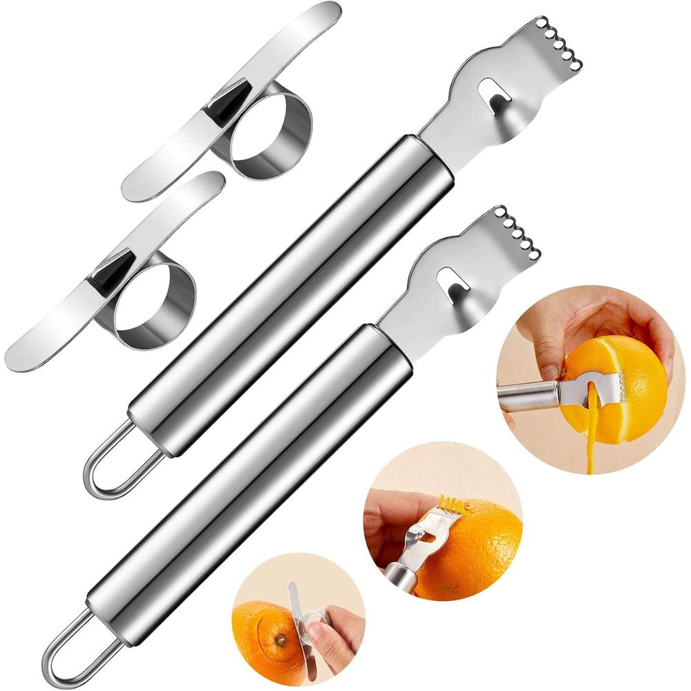 ชุดที่ขูดและปอกเปลือกมะนาวสแตน - Peeler Channel Knife บทวิจารณ์และราคา