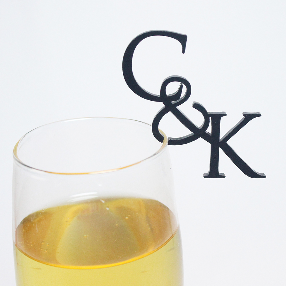 แท็กอักษรย่อสำหรับงานแต่งงานแบ - Cocktail Recipe Book บทวิจารณ์และราคา