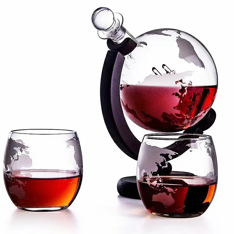 แก้ววิสกี้ชุดคริสตัลลูกโลกเหล้ - Decanter Globe Set บทวิจารณ์และราคา