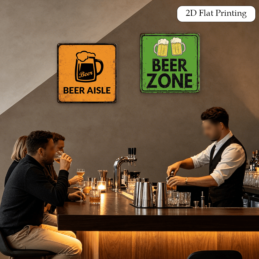 ชุดป้ายโลหะตกแต่งบาร์ลายแก้วเบ - Home Bar Lounge บทวิจารณ์และราคา