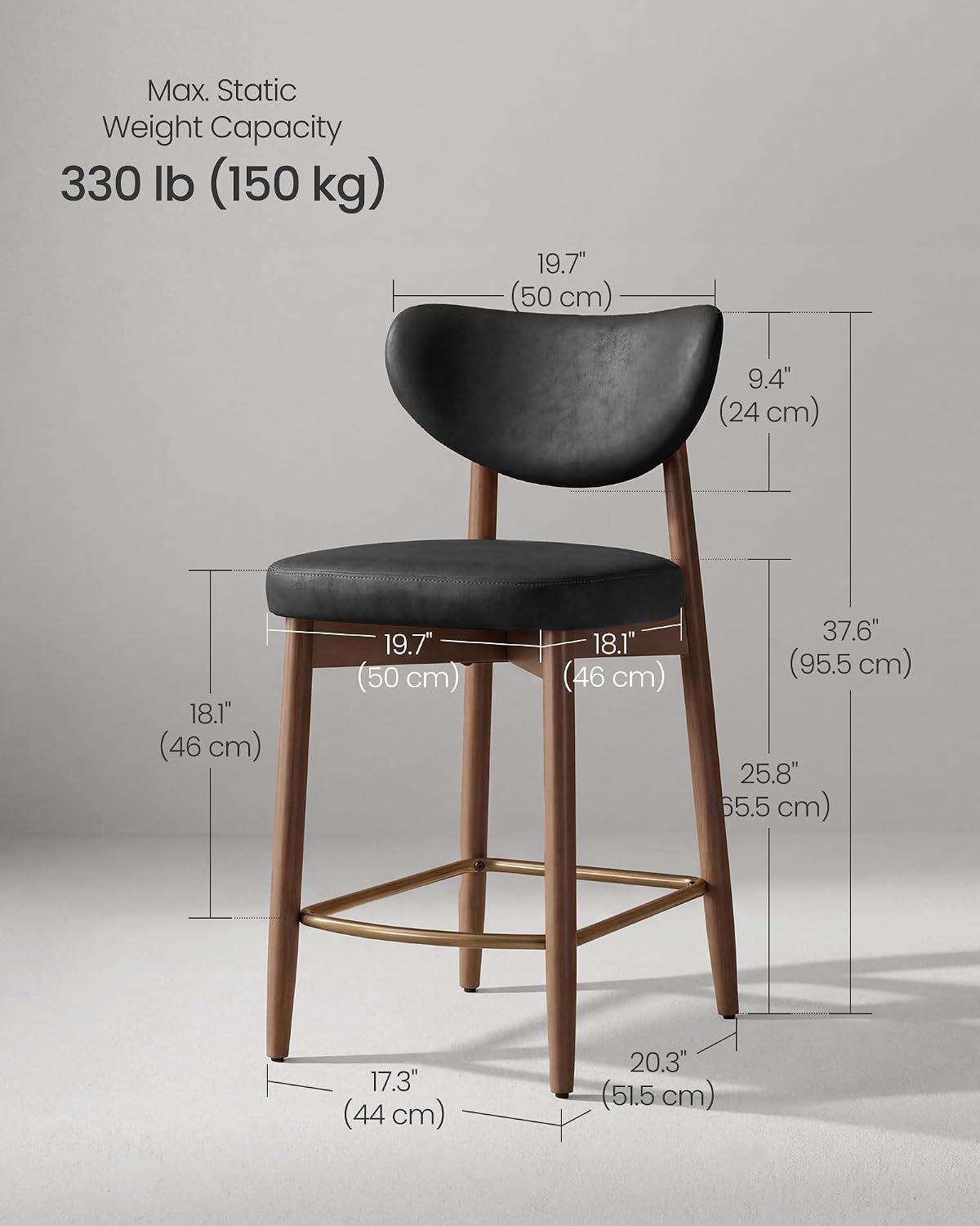 เก้าอี้บาร์ไม้สไตล์โมเดิร์นกลา - Home Bar Seating บทวิจารณ์และราคา