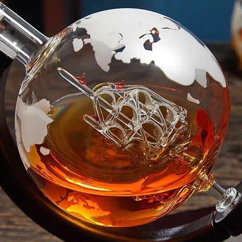 ชุดขวดเหล้ารูปโลกสุดสร้างสรรค์ - Decanter Globe Set บทวิจารณ์และราคา
