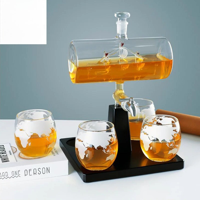 ขวดเหล้าวิสกี้ทรงโบราณ ชุดขวดไ - Decanter Globe Set บทวิจารณ์และราคา