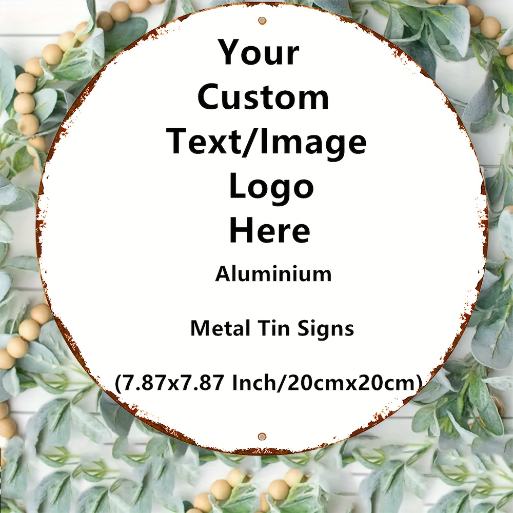 ป้ายโลหะวินเทจทรงกลมแบบกำหนดเอ - Home Bar Signs บทวิจารณ์และราคา