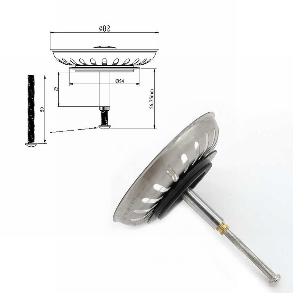 ที่กรองของอ่างล้างจานในครัว1ชิ - Home Bar Sink บทวิจารณ์และราคา