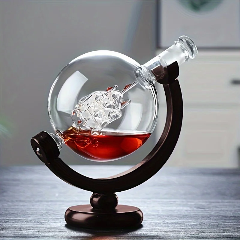 ขวดเหล้าทรงกลมทำจากแก้วบอโรซิล - Decanter Globe Set บทวิจารณ์และราคา
