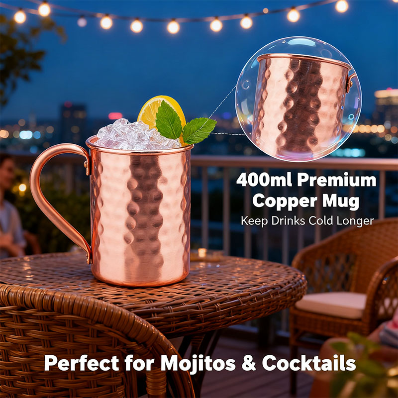 แก้วทองแดงแท้ 100% รุ่นใหม่ แก - Mule Copper Mug บทวิจารณ์และราคา