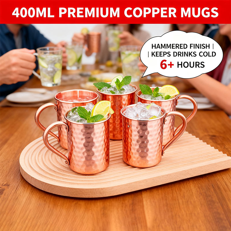 แก้วทองแดงแท้ 100% รุ่นใหม่ แก - Mule Copper Mug บทวิจารณ์และราคา