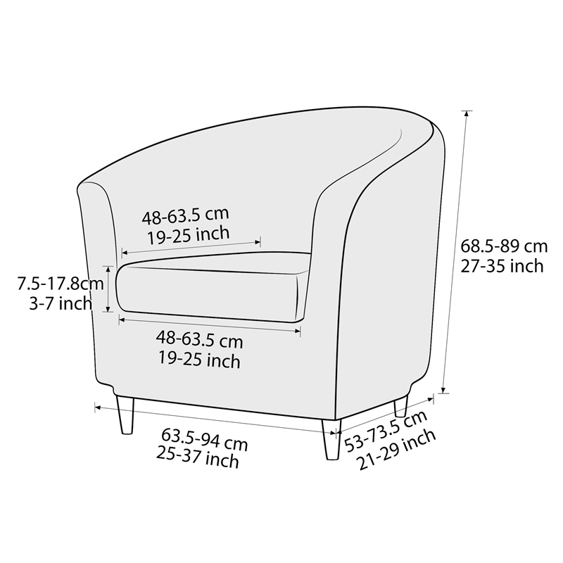 ปลอกหุ้มเก้าอี้คลับสีพื้น ปลอก - Home Bar Seating บทวิจารณ์และราคา